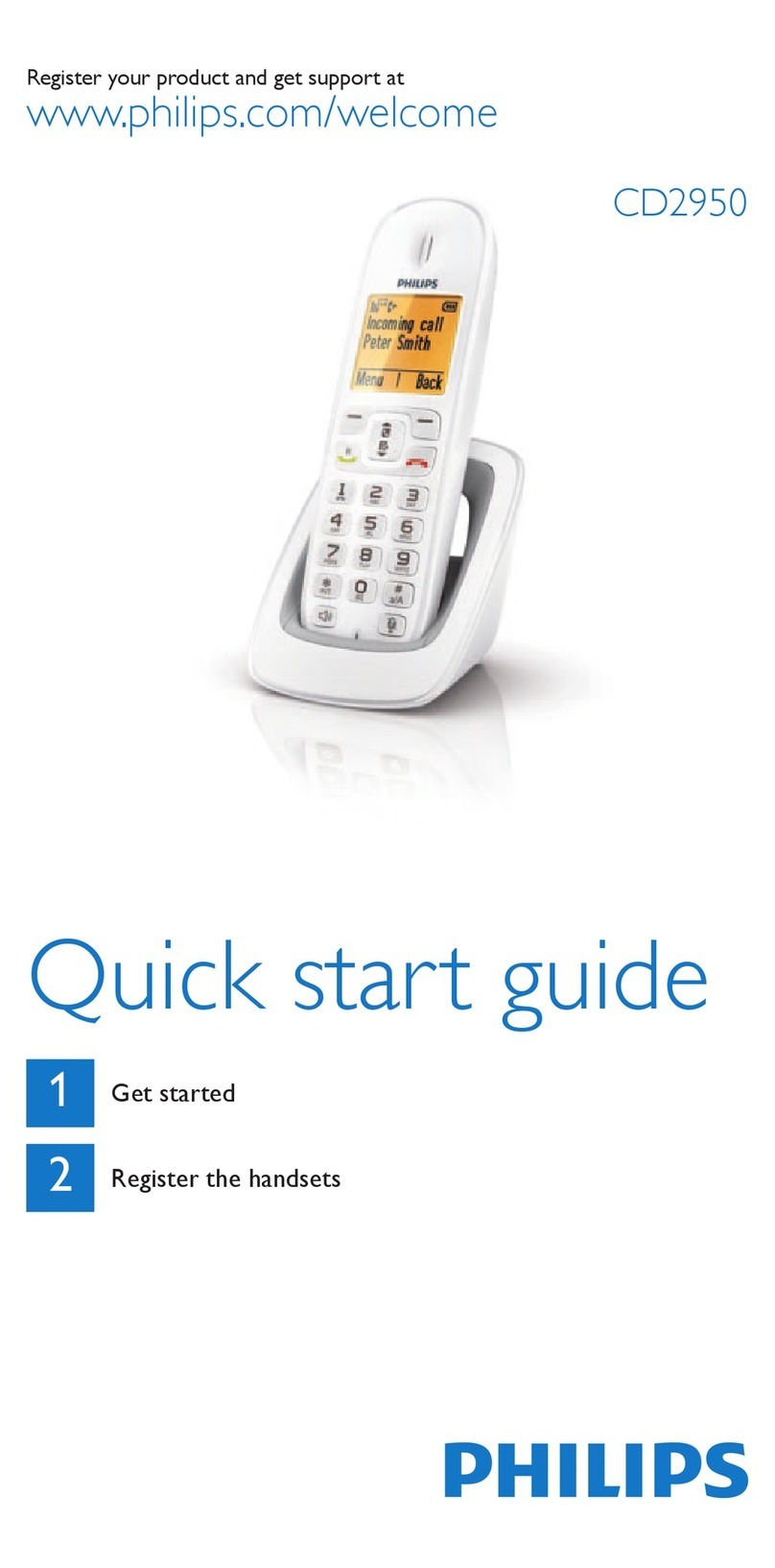 Philips CD2950B User manual