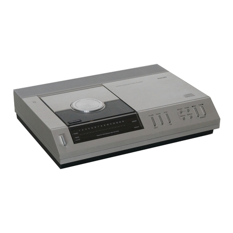 Philips CD 100 User manual Philips CD 100 User manual