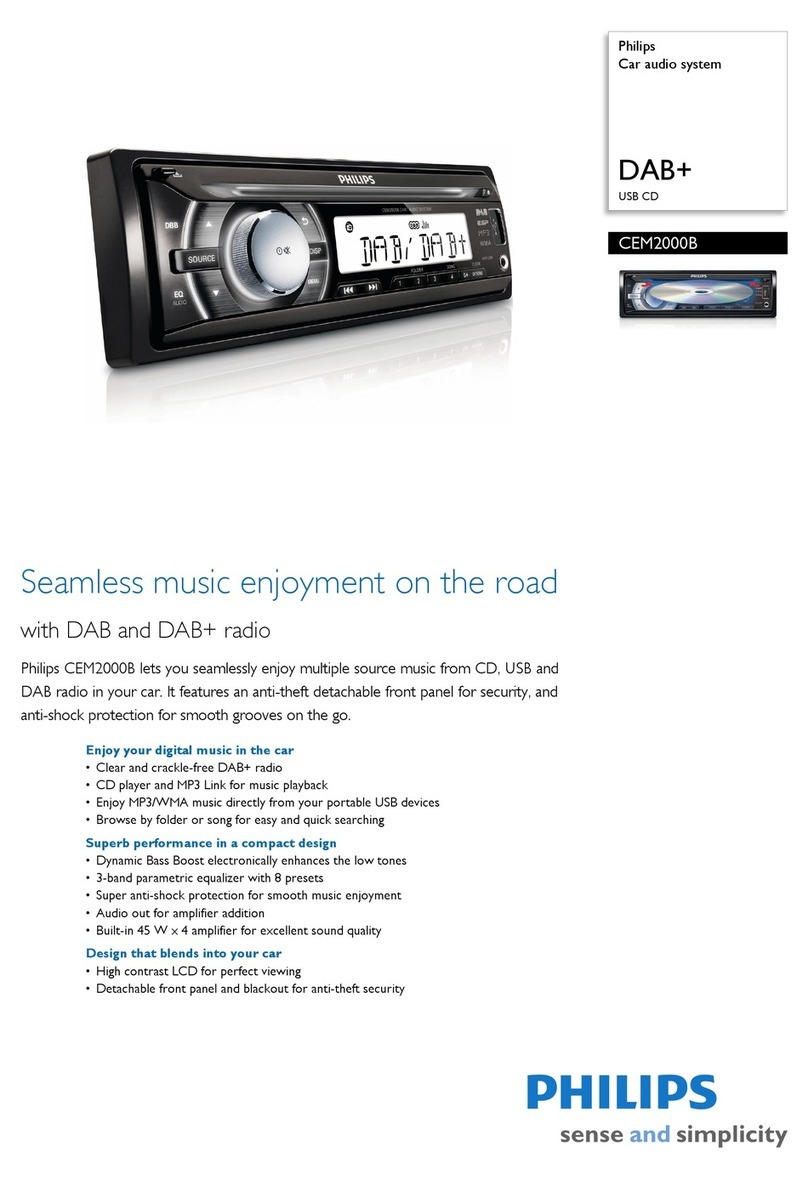 Philips CEM2000B Specifications