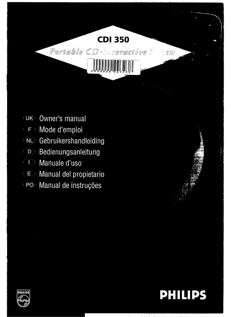 Philips CDI350 User manual Philips CDI350 User manual