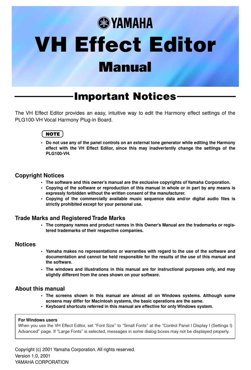 Yamaha PLG100-VH owner's manual