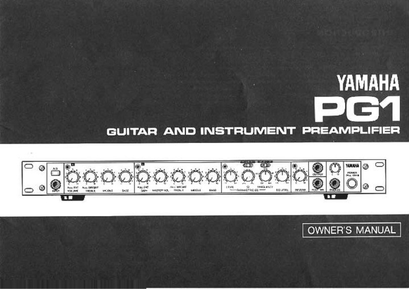 Yamaha PG1 User manual