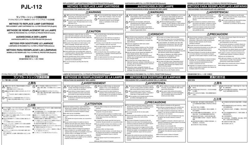 Yamaha PJL-112 Parts list manual
