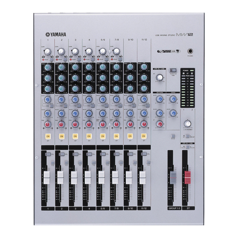 Yamaha MW12 owner's manual
