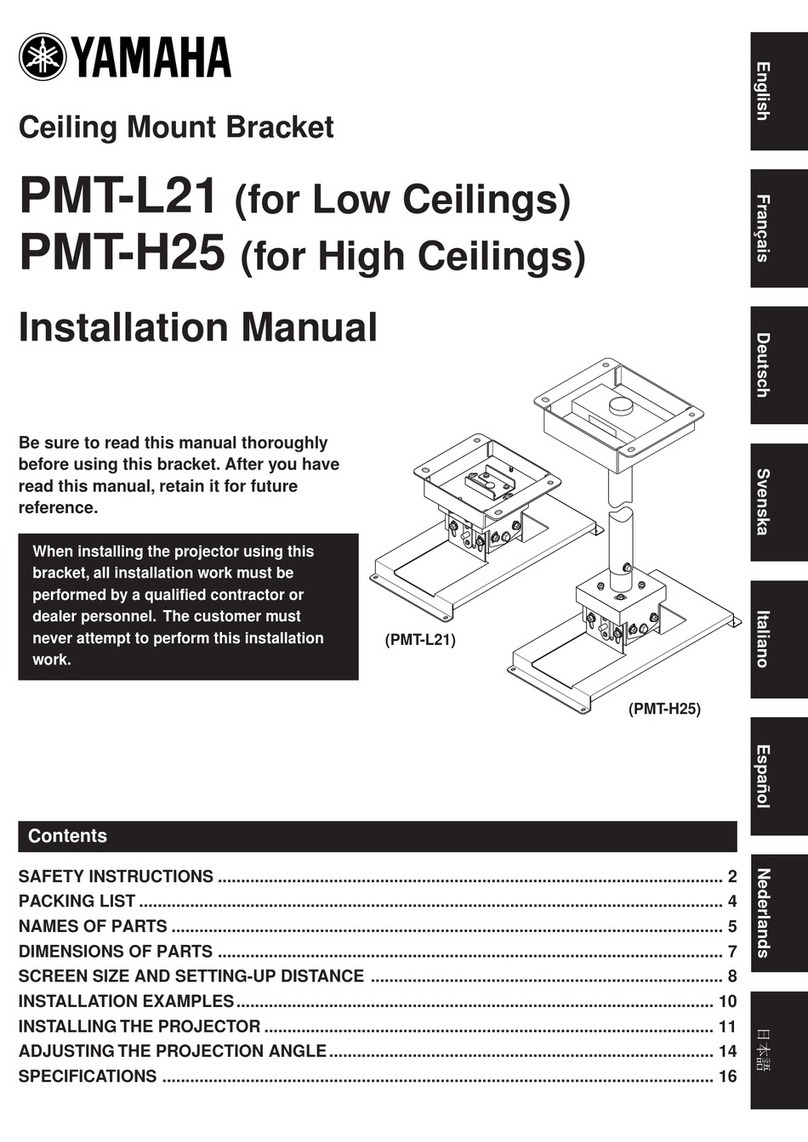 Yamaha PMT-H25 User manual