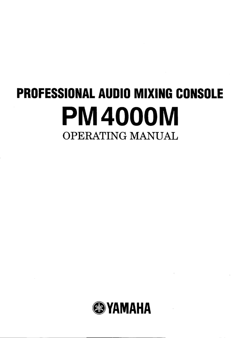 Yamaha PM4000M User manual Yamaha PM4000M User manual