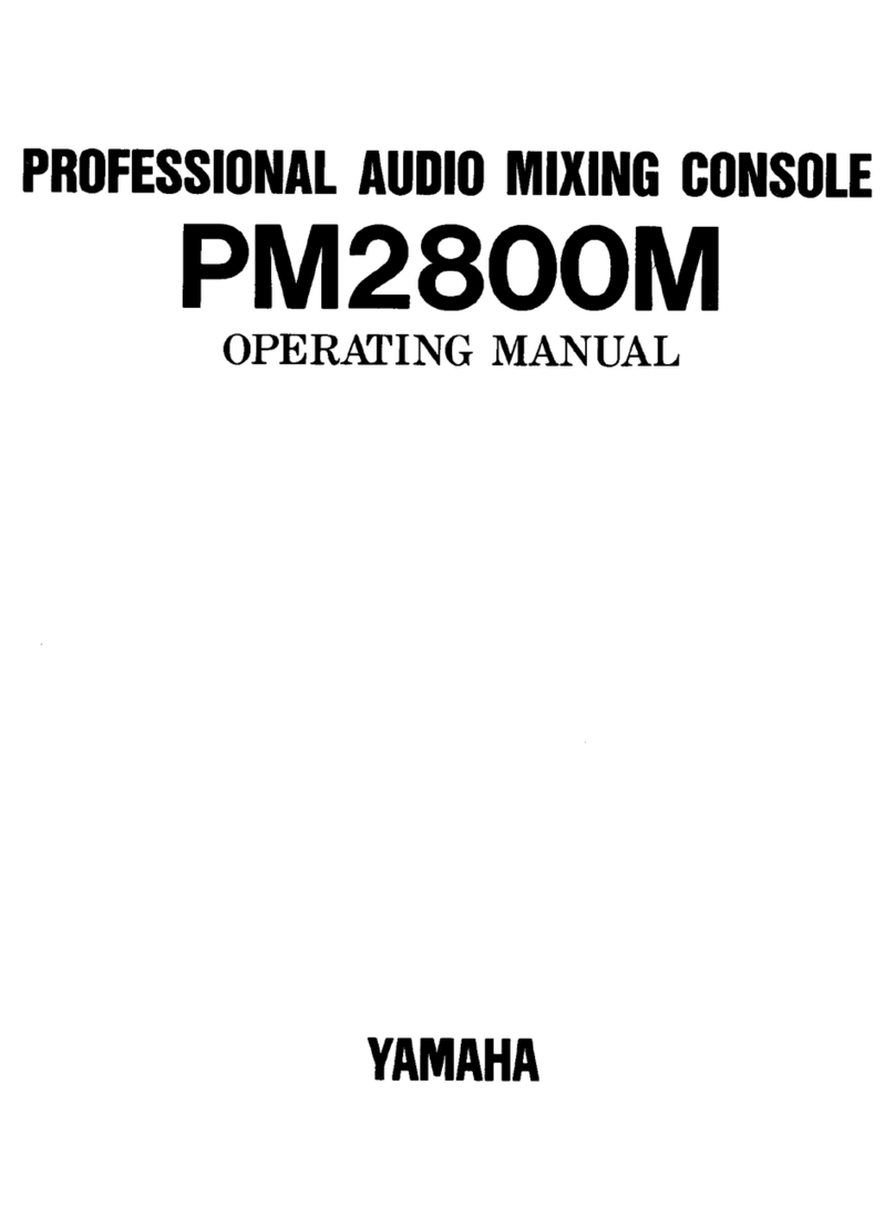 Yamaha PM2800M operating manual