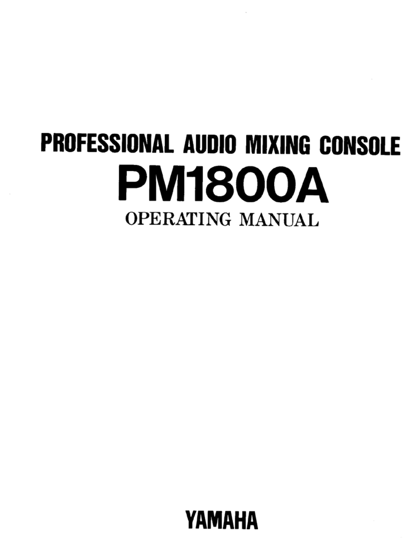 Yamaha PM1800A operating manual