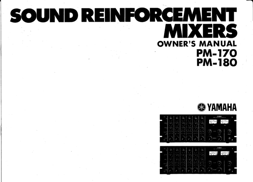 Yamaha PM-170 User manual