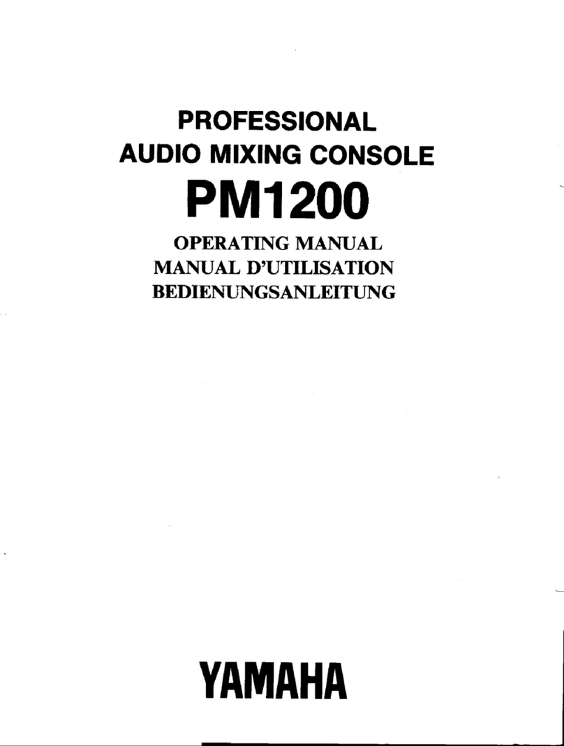 Yamaha PM1200 User manual