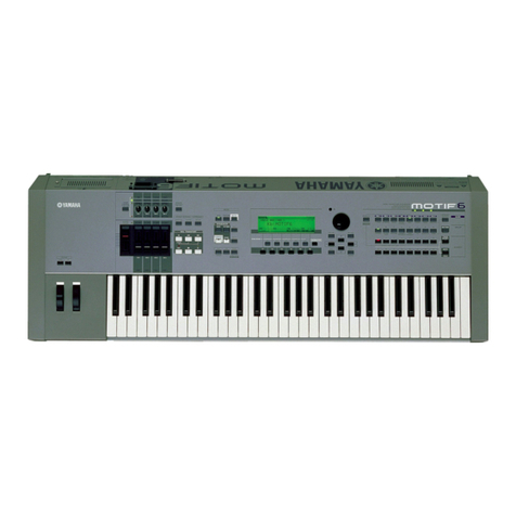 Yamaha MOTIF 6 Quick start guide Yamaha MOTIF 6 Quick start guide