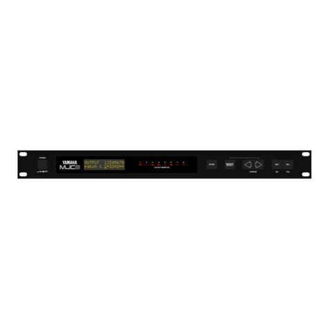 Yamaha MJC8 User manual