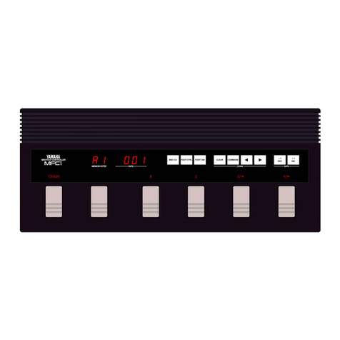 Yamaha MFC1 operating manual