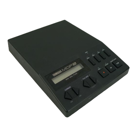 Yamaha MDF2 User manual