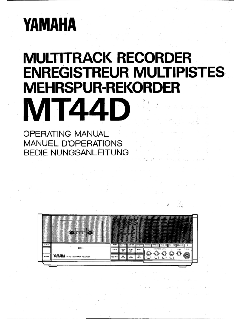 Yamaha MT44D User manual