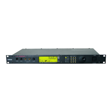 Yamaha MU100R Sound list