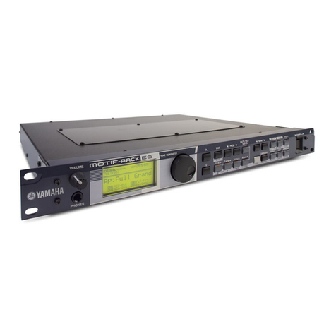 Yamaha MOTIF RACK ES User manual