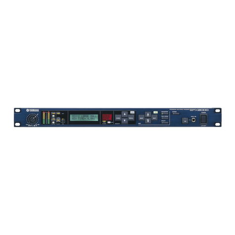 Yamaha SPX2000 Editor owner's manual