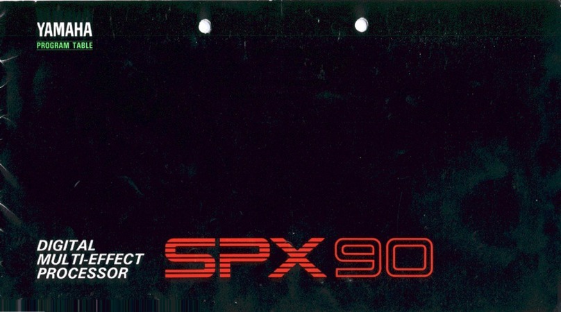 Yamaha SPX90 Troubleshooting guide