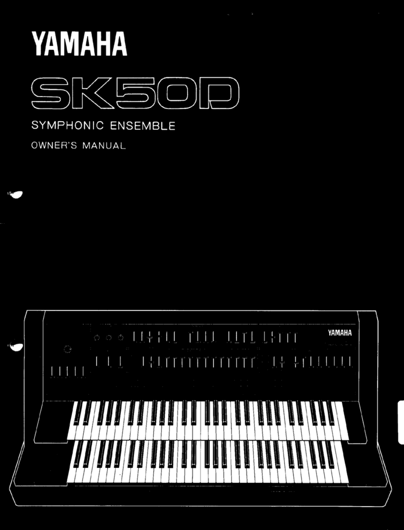 Yamaha SK-50D owner's manual