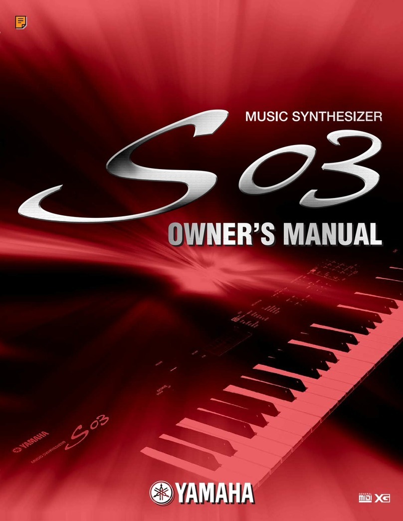 Yamaha S-03SL owner's manual