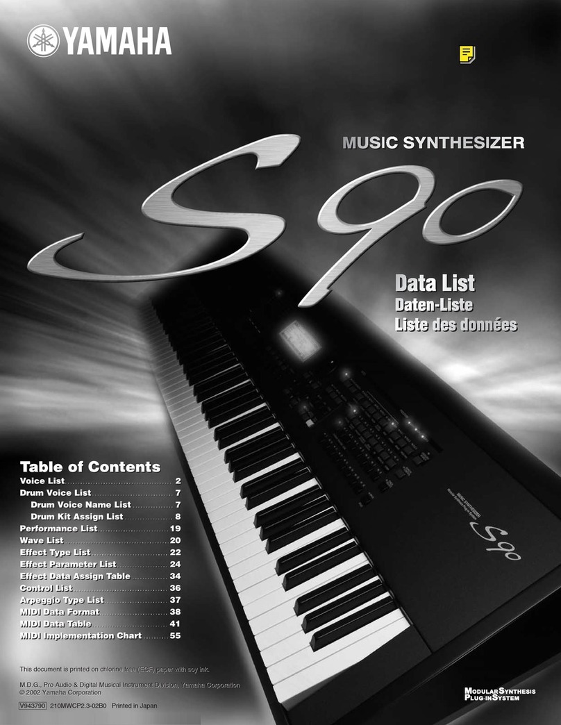 Yamaha S90 Instruction Manual