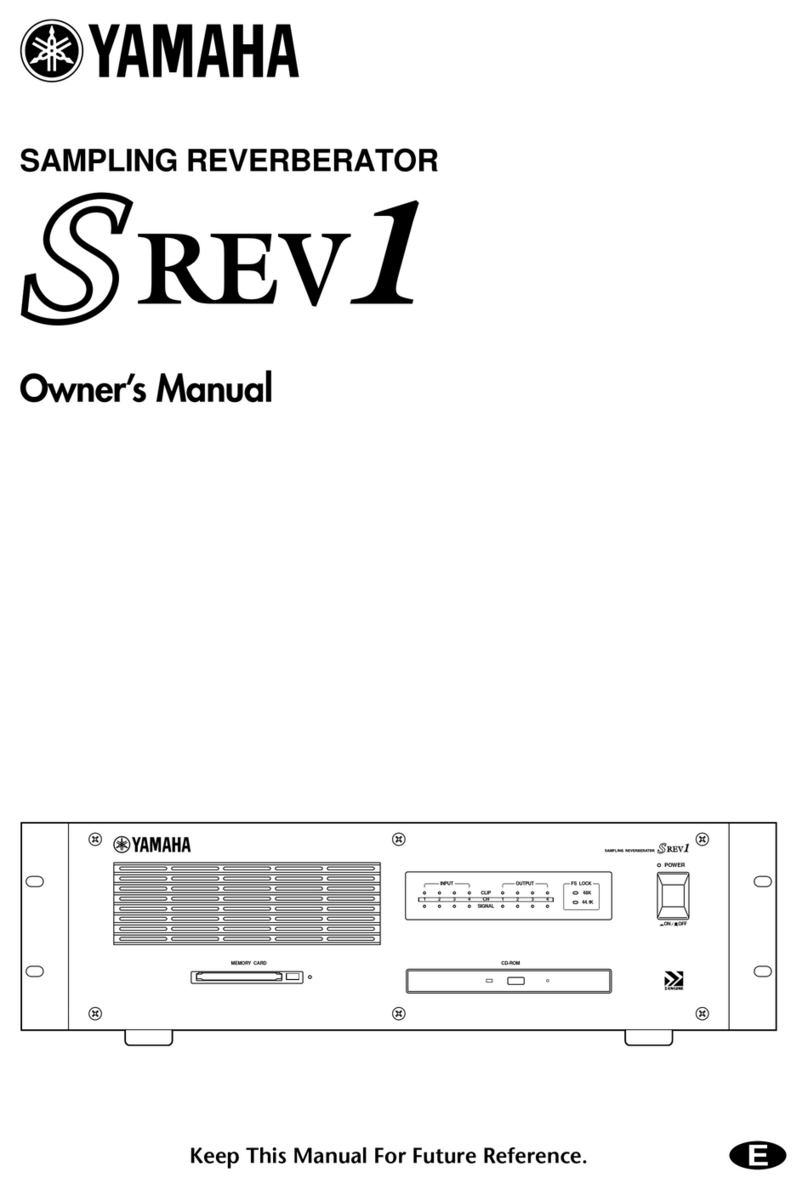 Yamaha S Rev1 User manual