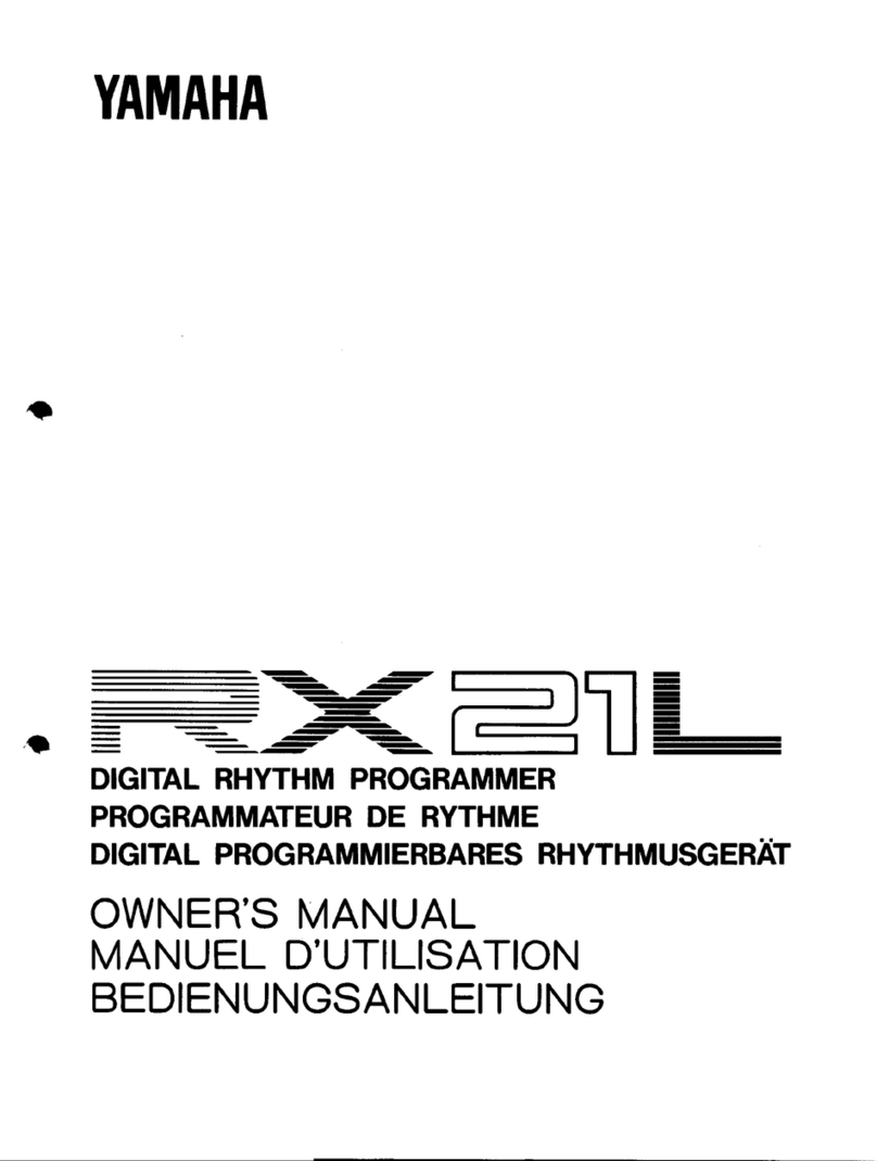 Yamaha RX-21L owner's manual