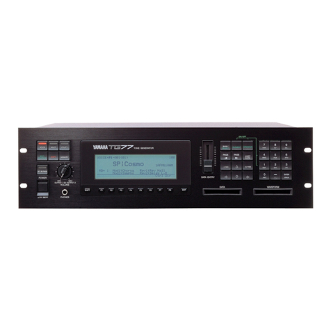 Yamaha TG77 User manual Yamaha TG77 User manual