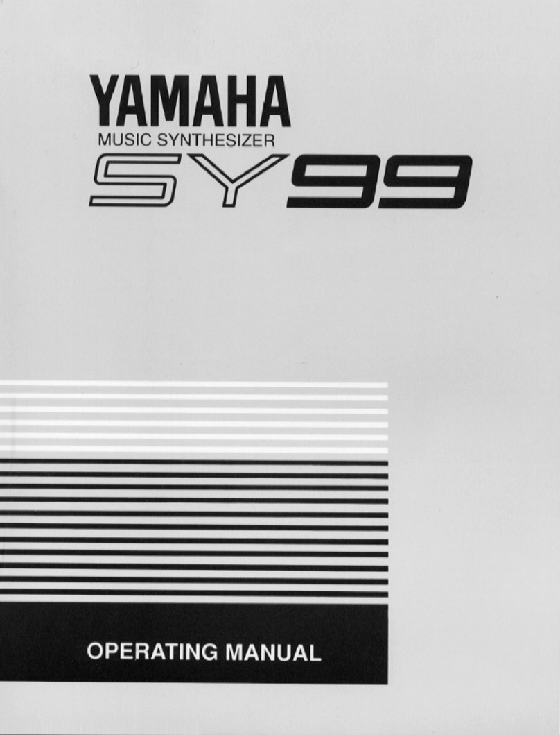 Yamaha SY99 User manual
