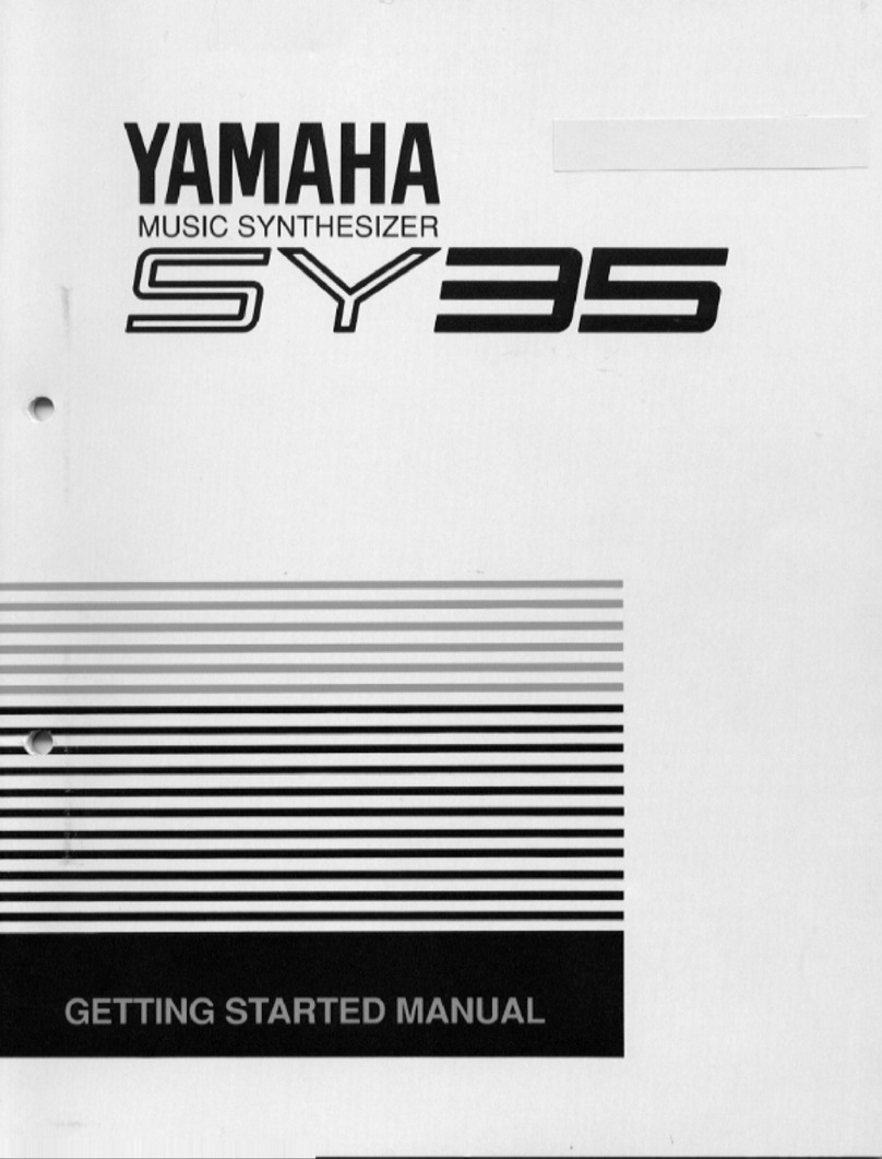 Yamaha SY-35 Parts list manual