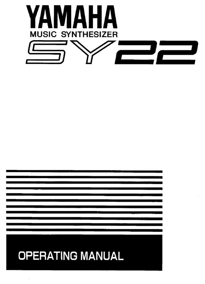 Yamaha SY.22 User manual