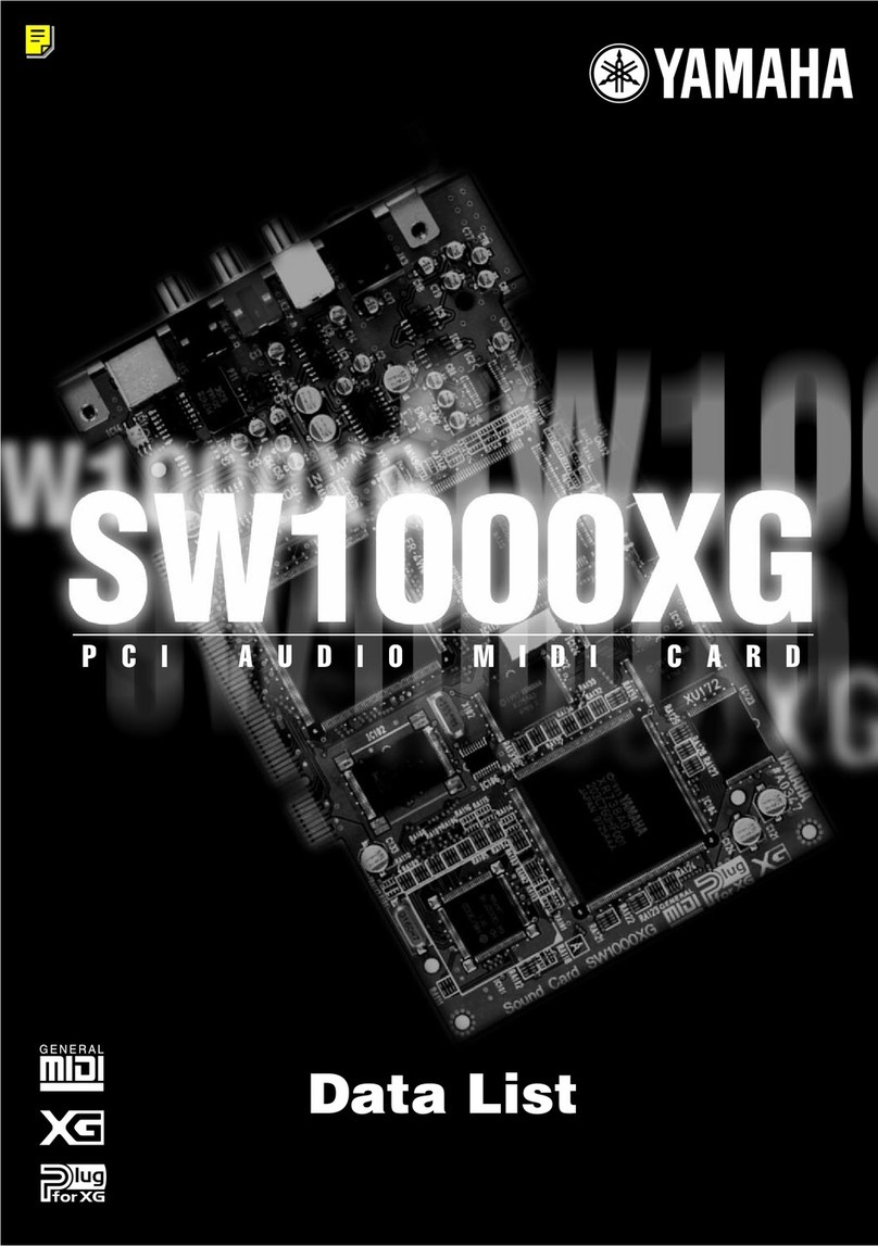 Yamaha SW1000XG Data list