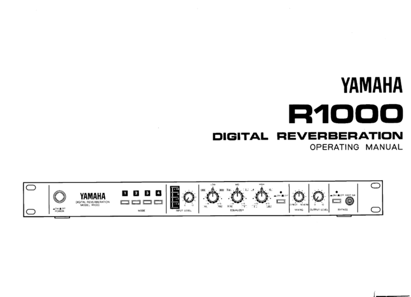 Yamaha R-1000 User manual