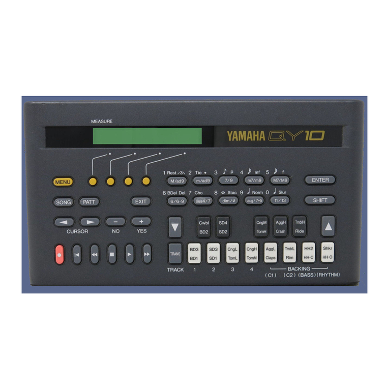 Yamaha QY10 User manual