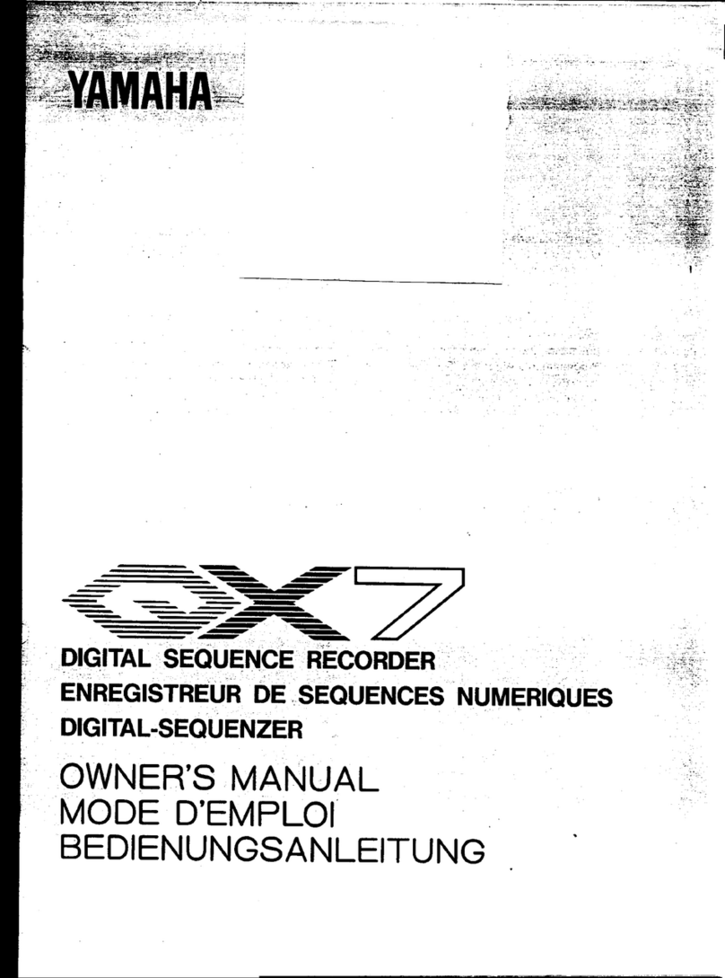 Yamaha QX-7 User manual