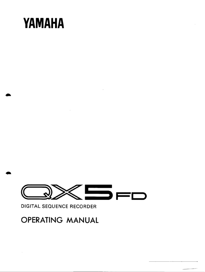 Yamaha QX-5FD User manual Yamaha QX-5FD User manual
