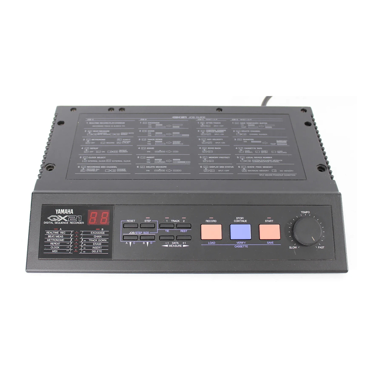 Yamaha QX 21 owner's manual