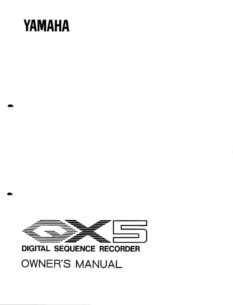 Yamaha QX5 owner's manual