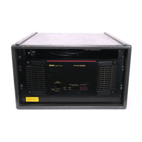 Yamaha PW4000 User manual