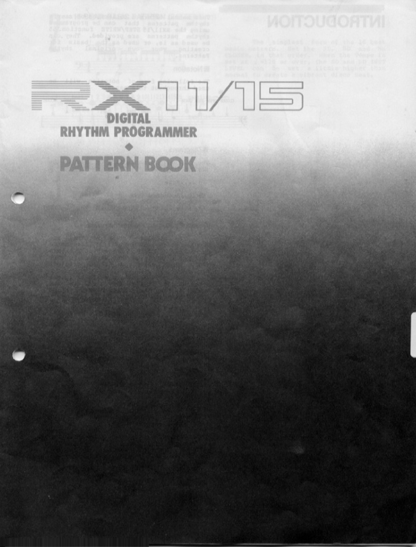Yamaha RX-15 supplementary guide