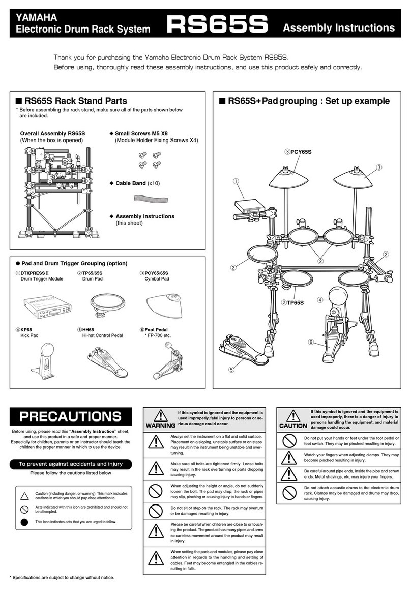 Yamaha RS-65S Assembling instructions
