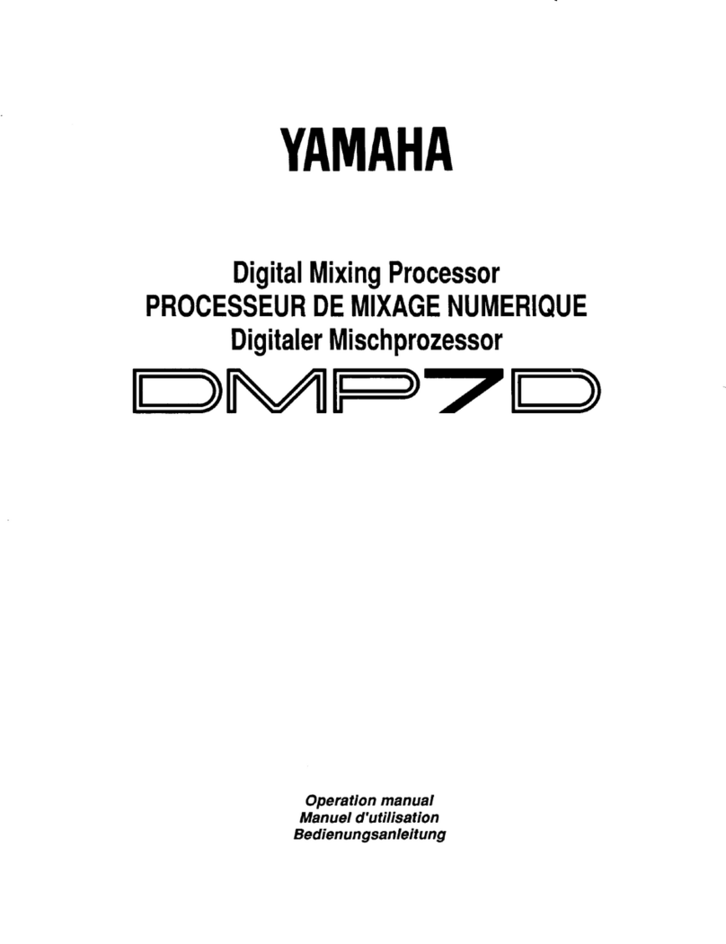 Yamaha DMP7D Operation manual