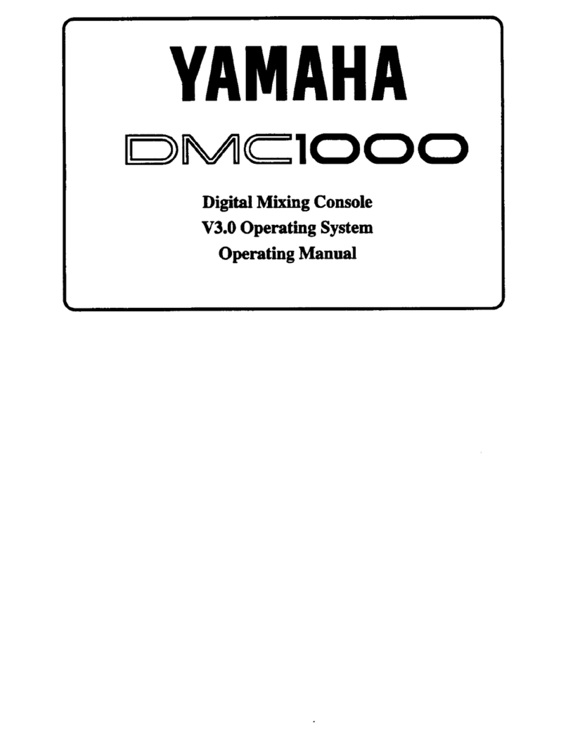 Yamaha DMC1000 Operatiing manual