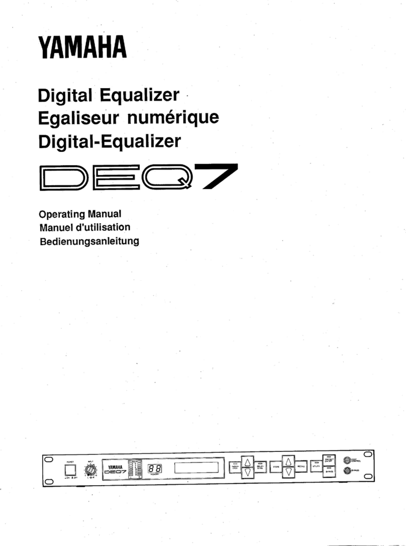 Yamaha DEQ7 Operation manual