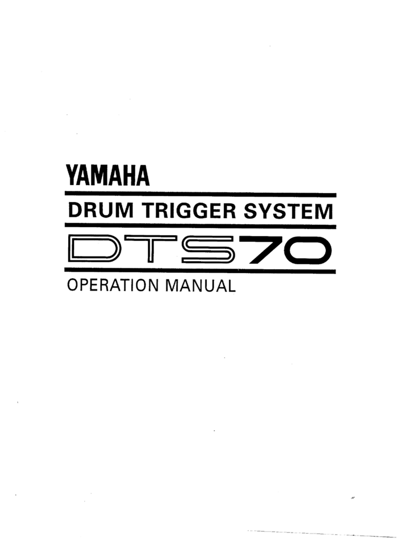 Yamaha DTS70 User manual