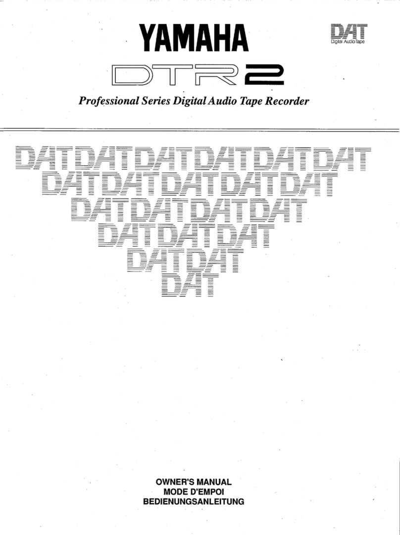 Yamaha DTR2 User manual