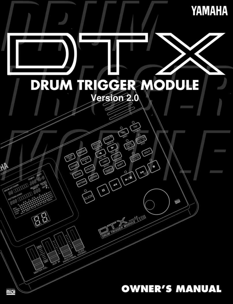 Yamaha DTX owner's manual