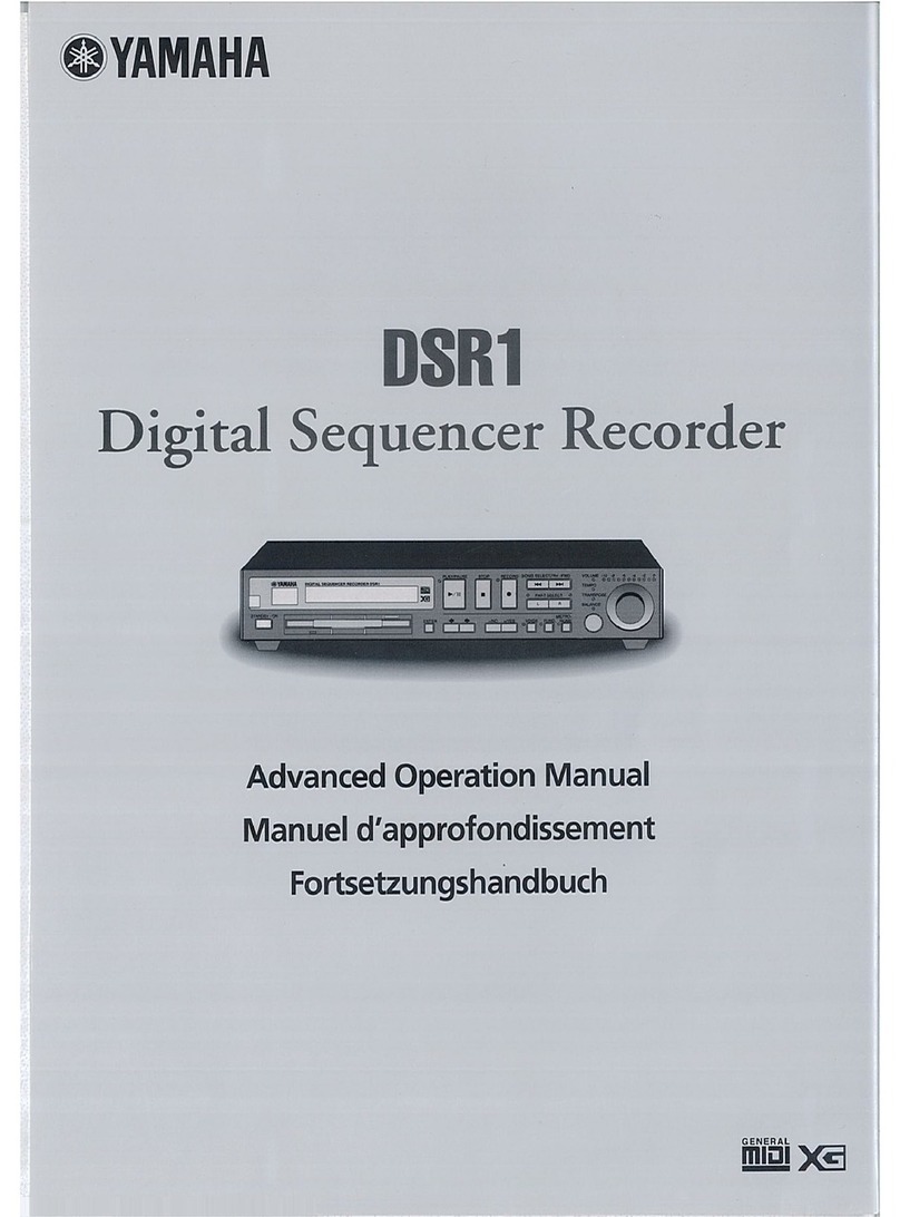 Yamaha DSR1 User manual