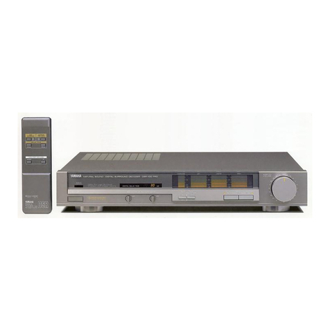 Yamaha DSR-100PRO Operation manual